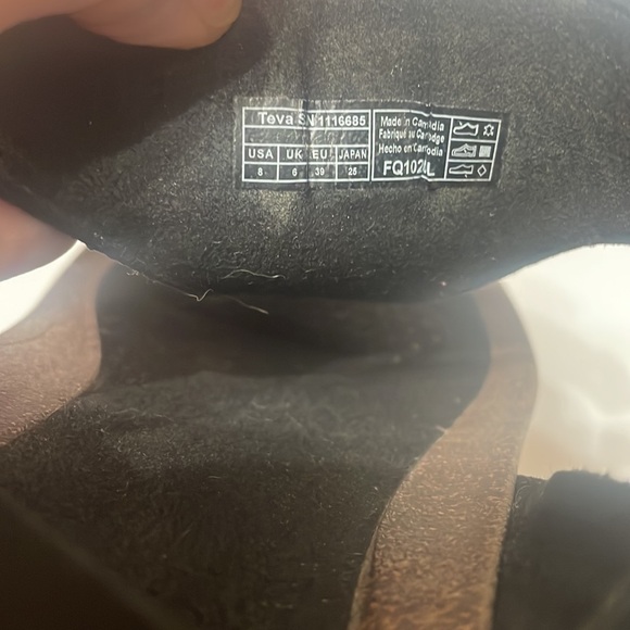 Mahonia 3-Point Sandal by Teva in Black Size 8 - Picture 5 of 6